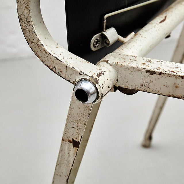 Black Vintage Theater Chairs by Friso Kramer for Ahrend De Cirkel, 1959, Set of 3 For Sale - Image 8 of 18