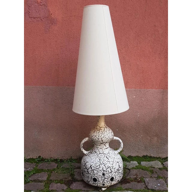 Vintage Ceramic Fat Lava Floor Lamp For Sale - Image 13 of 13