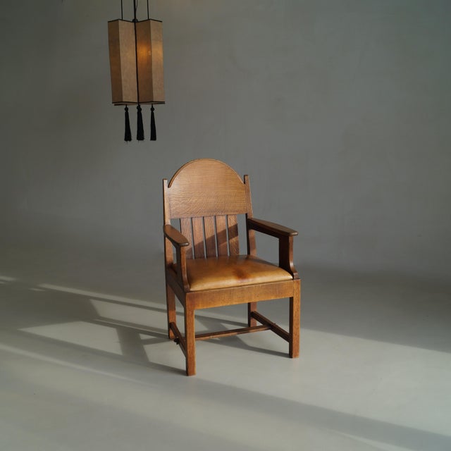 Dutch Art Deco Armchair by Hendrik Wouda for Pander & Sons, 1920s For Sale - Image 17 of 18
