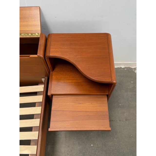 Vintage Danish Teak California King Bed For Sale - Image 17 of 18