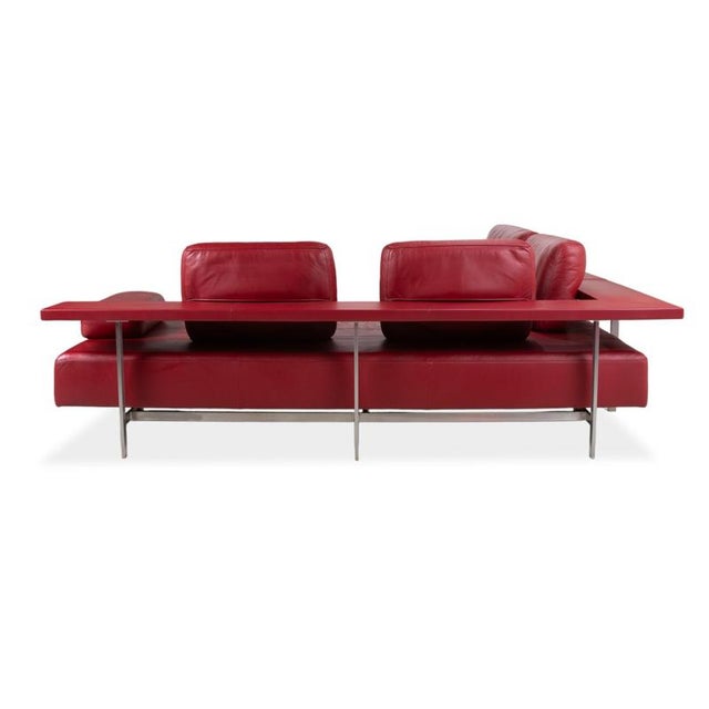 Dono 6100 Leather Corner Red Sofa with Manual Function by Rolf Benz For Sale - Image 17 of 18