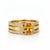 Split Shank Oval Citrine Engagement Silver, Gold Ring, Size 9.5 For Sale - Image 4 of 7