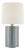 Barbara Barry by Visual Comfort Signature Lakepoint Large Table Lamp in Sky Gray with Linen Shade For Sale