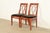 An outstanding pair of Regency or Neoclassical style side chairs or dining chairs By Bernhardt USA, Circa Late 20th...
