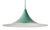 Turquoise Semi-Pendant by Claus Bonderup & Torsten Thorup for Lyfa, Denmark, 1968 For Sale
