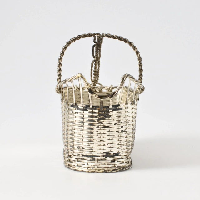 Silver-Plated Wine Basket from Christofle, 1970s For Sale - Image 4 of 10