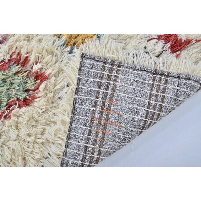 Off-white Vintage Anatolian Runner Rug For Sale - Image 8 of 10