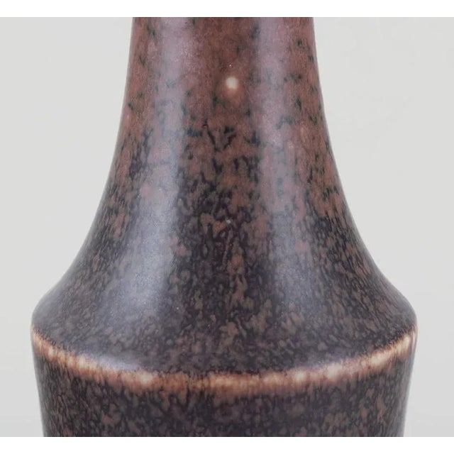 Large Ceramic Vase with Slender Shape by Carl Harry Stålhane for Rörstrand For Sale - Image 5 of 8