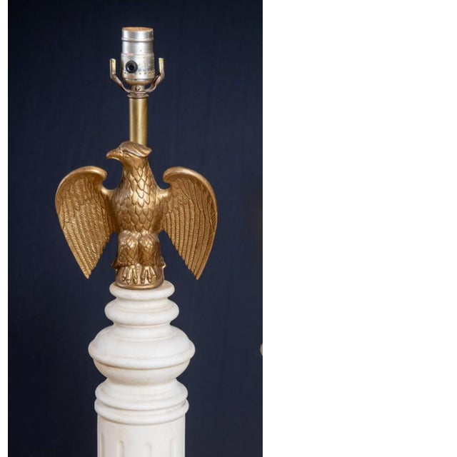 Mid-Century Modern 1960s Mid-Century Federalist Style Eagle Lamp For Sale - Image 3 of 8