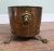 Metal Antique Copper Log Bin in Brass For Sale - Image 7 of 9
