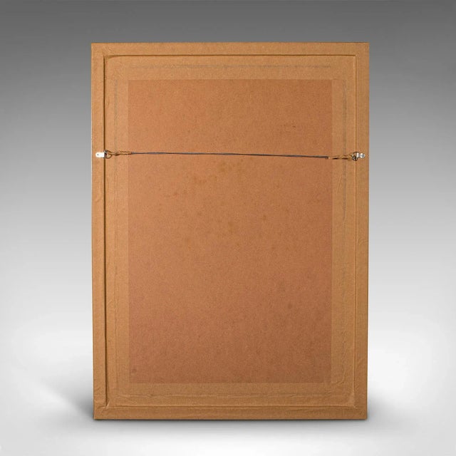 Blue 1950s Vintage Art Deco Japanese Geisha Print For Sale - Image 8 of 10