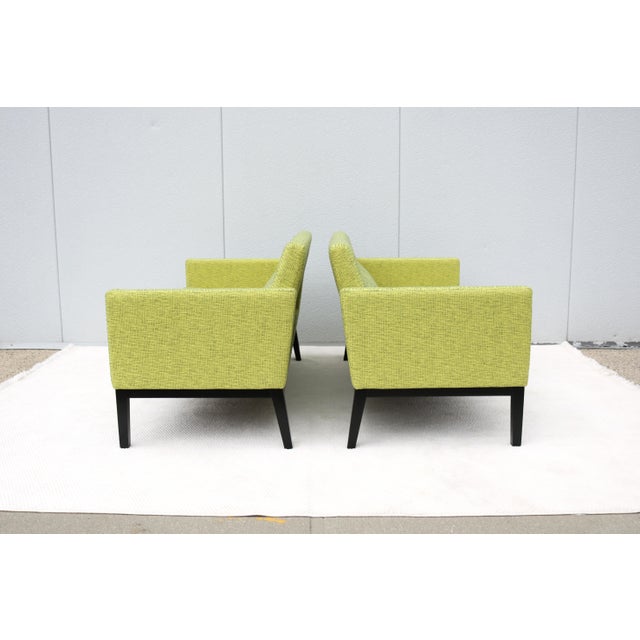 Mid-Century Style Passerelle Upholstered 2-Seat Lounge Sofas by Coalesse, a Pair For Sale - Image 12 of 18