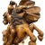 Antique Monumental Knight on Steed Hand-Carved Wood Statue For Sale - Image 4 of 13