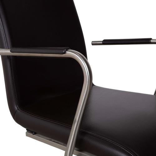 Brown Brown Leather Chairs from Venjakob, Set of 4 For Sale - Image 8 of 18