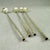 Mexican Sterling Silver Highball or Iced Tea Sipping – Stirring Straws, Set of 4 For Sale In Philadelphia - Image 6 of 9