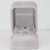 1.1Ct Purple Garnet Estate Ring With Natural Diamond: Solid 14k Gold, Size 6.75 For Sale - Image 4 of 9