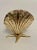Mid 20th Century XL Brass Nautical Seashell on Starfish Base Planter Sculpture For Sale - Image 5 of 12