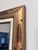 Vintage Mid Century Hollywood Regency Gold and White Wall Mirror. For Sale - Image 10 of 12