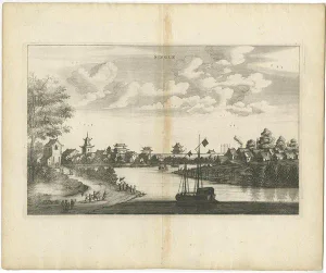Nieuhof, City of Single in China, 1666, Paper