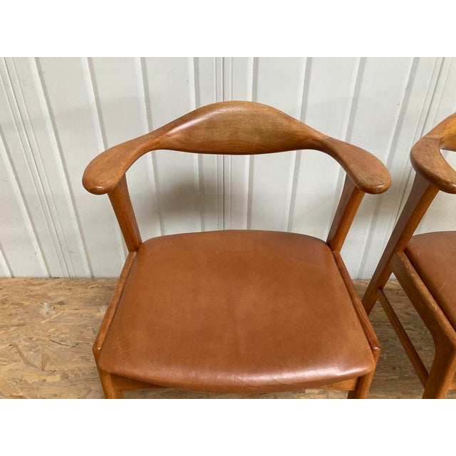 Danish Model 49 Teak Chair by Erik Kirkegaard for Høng Stolefabrik, 1950s For Sale - Image 3 of 13