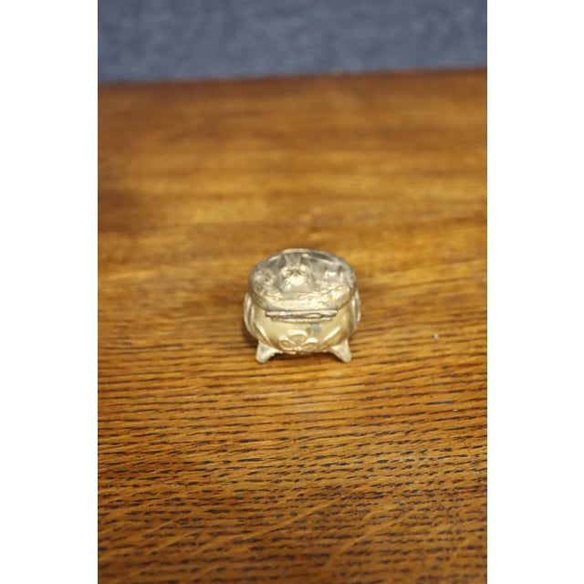 Victorian Ring Box With Bird & Floral Decoration For Sale - Image 9 of 9