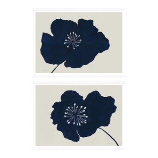 Hellebores by Susan Hable, Set of 2 For Sale