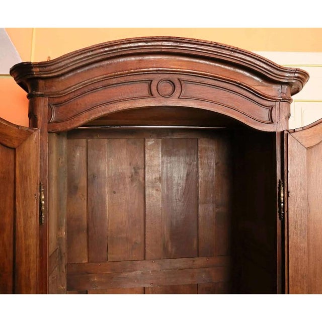 2000 - 2009 18th Century Oak Wardrobe For Sale - Image 5 of 6