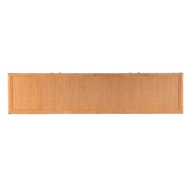 Beige Captiva 76 in. W Rectangular Rattan 4 Door Sideboard, Natural Rattan For Sale - Image 8 of 9