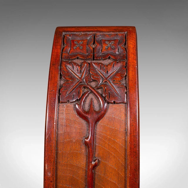 Wood 1900s Edwardian Pair of Antique Weighted Bookends, English, Book Rest, Art Nouveau For Sale - Image 7 of 10