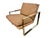 1980s Vintage Thayer Coggin Flat Bar Brass Arm Chairs - Set of 2 For Sale - Image 5 of 9