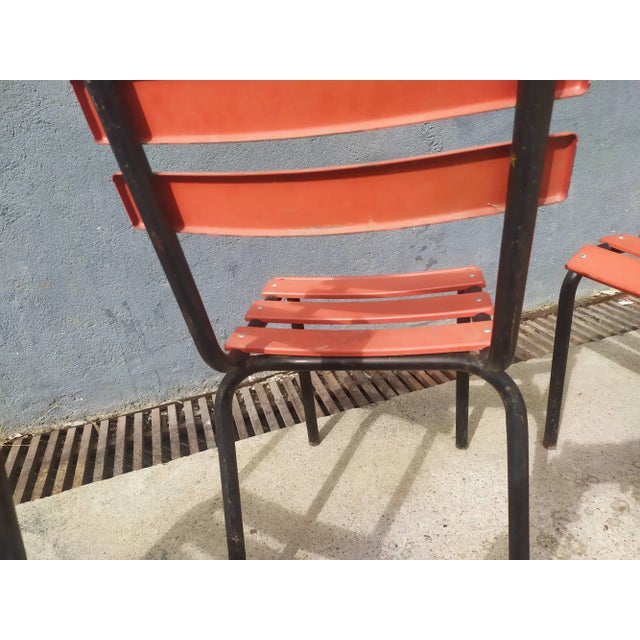 Metal Chairs, 1940s, Set of 4 For Sale - Image 7 of 14