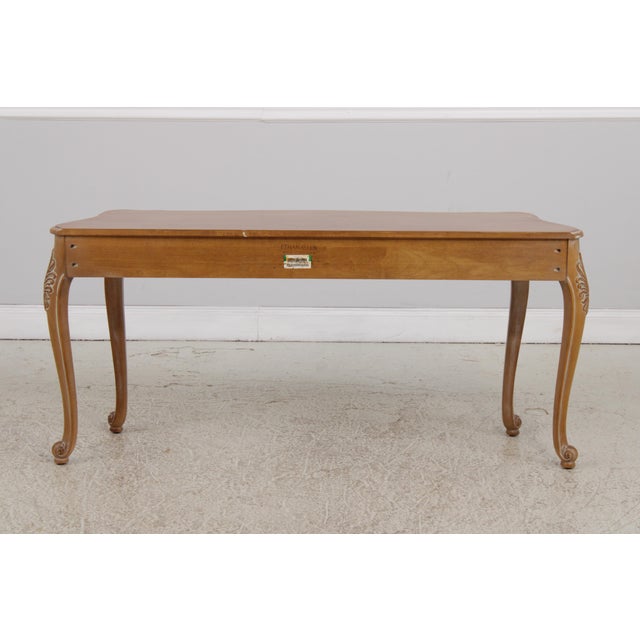Ethan Allen Legacy French Provincial Console Table For Sale - Image 13 of 14