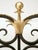 Steel & Brass Fireplace Screen Without Mesh For Sale In Chicago - Image 6 of 10