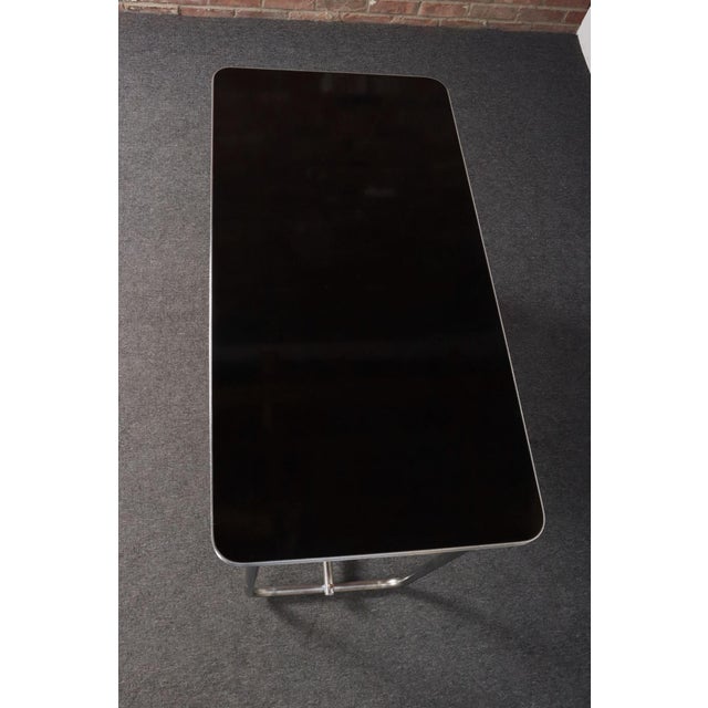 Bauhaus Desk in Beech, Black Laminate, and Bakelite With Tubular Steel Base For Sale - Image 11 of 18