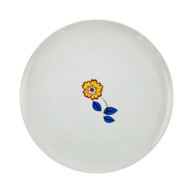 Vintage Seymour Mann Japan Floral Flower Plate 1970s For Sale - Image 9 of 9