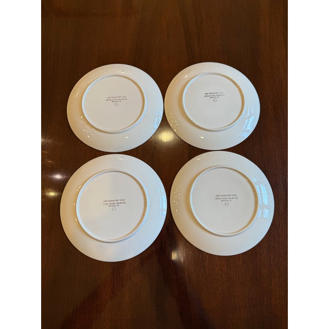 Mid 20th Century United States Ceramic Co. Plates - Set of 4 For Sale - Image 12 of 12
