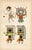 Original Native American Kachina print. Kachinas represented spirits or personifications of the real world and were an...