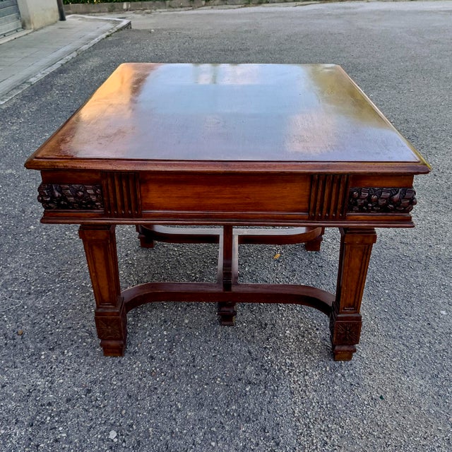Liberty Table with Inlaid Plan For Sale - Image 16 of 18