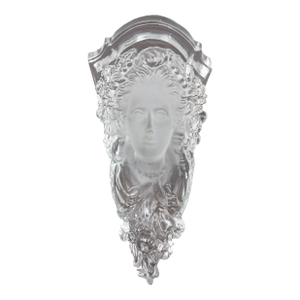 Yaacov Heller Vintage Art Deco Figural Lucite Wall Mounted Sconce Sculpture