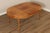 Custom Quality Round Top Cherry Dining Table on Square Tapered Legs, Includes One Leaf