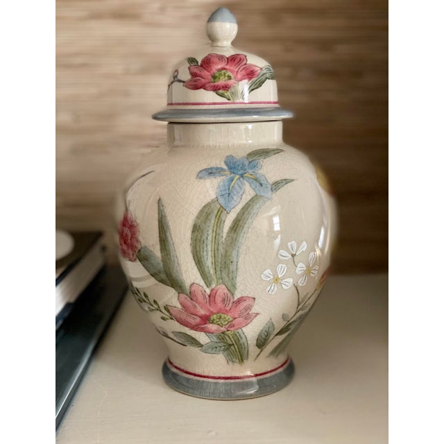 Andrea by Sadek Floral Ginger Jar Chairish