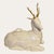 Modern Vintage Mottahedeh Majestic Stag or Reindeer Tureen Holiday Table Decoration or Serving Tureen With Gold Antlers For Sale - Image 3 of 5