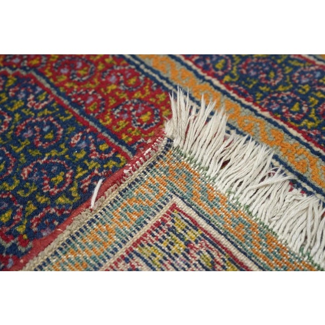 Red Vintage Turkish Rug 2'10'' x 4'5'' For Sale - Image 8 of 10