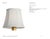 Visual Comfort Signature 6" Silk Bell Empire Shade Designer: Visual Comfort Signature Height: 5.25" Base: Shade Details:...