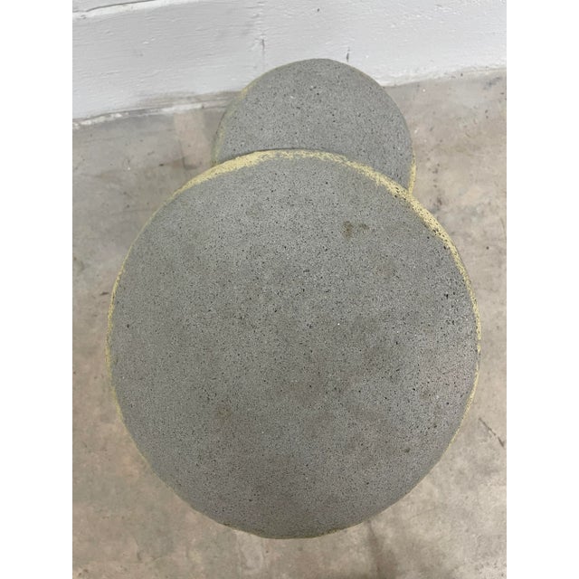 Vintage English Cottage Style Cast Stone Double Mushroom Garden Statue For Sale In Mobile - Image 6 of 6