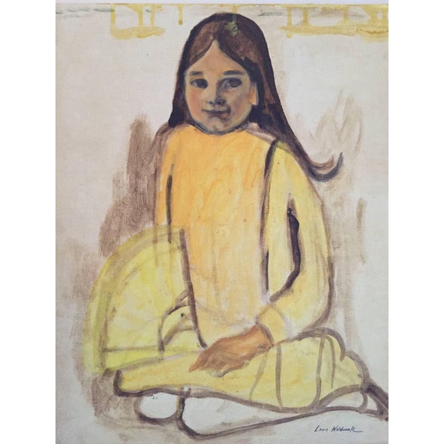 Louis Wolchonok, Girl in Yellow Dress For Sale