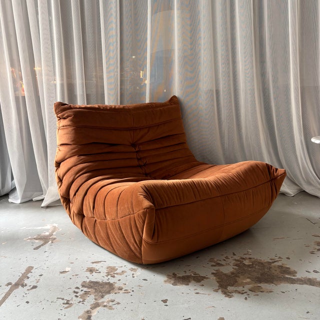 Textile Togo Lounge Chair by Michel Ducaroy for Ligne Roset, 1973 For Sale - Image 7 of 7
