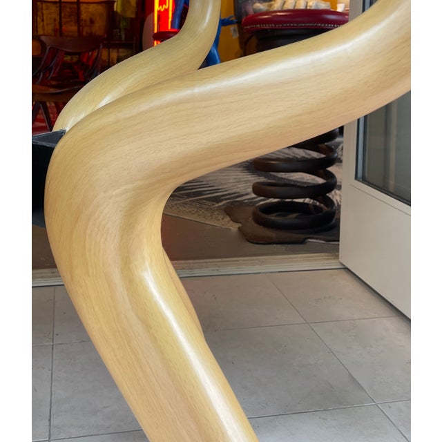 Round Italian Dining Table Circa 1980s For Sale - Image 4 of 9