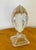 Antique cut lead crystal finial paperweight 7”.