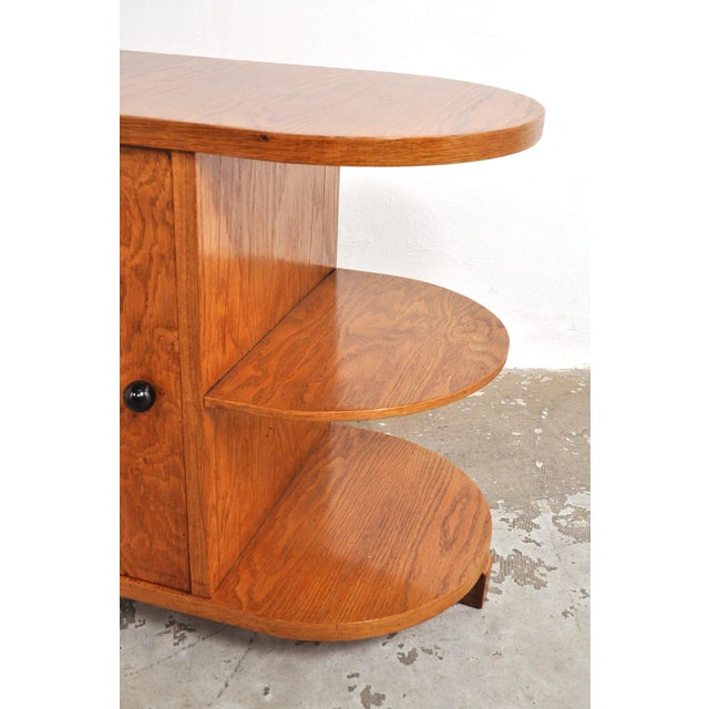 Brown Vintage Room Divider in Oak, 1930s For Sale - Image 8 of 14